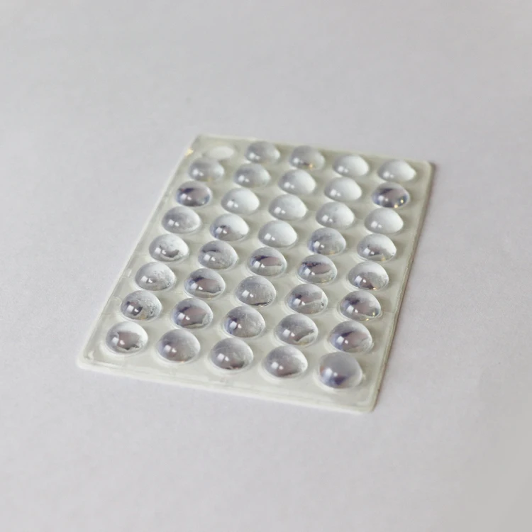 Transparent Adhesive Glass Table Protector Bumper Glass Table Rubber