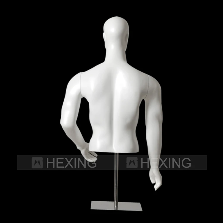 Upper Half Body Male Mannequin Torso With Head Buy Male Mannequin
