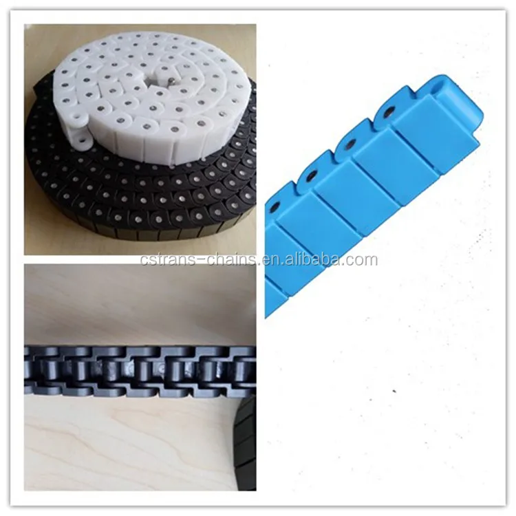 40p/60p Plastic Conveyor Flat Top Chain Light Antistatic Chains Low