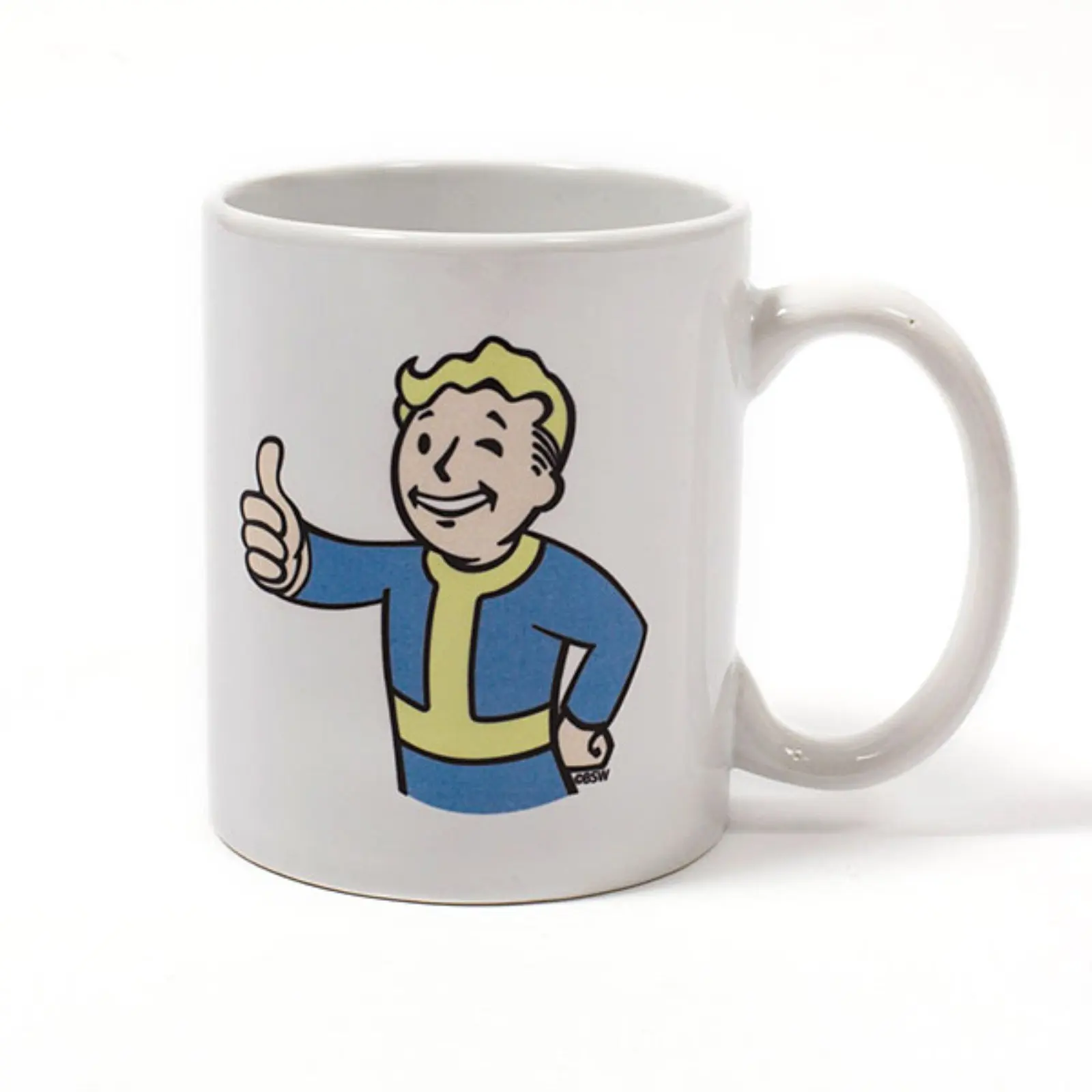 Получить кружку. Кружка 'Vault boy'. Кружка Кружка Vault boy. Coffee boy Кружка. Фоллаут мерч.