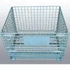 china foldable stackable storage bin,steel cage box pallet,metal bulk container