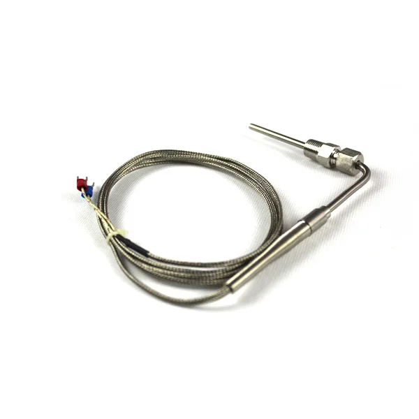 K Type Thermocouple Temperature Sensors for Exhaust Gas Temp EGT with 1/8" NPT Compression Fittings & 3.2" Length