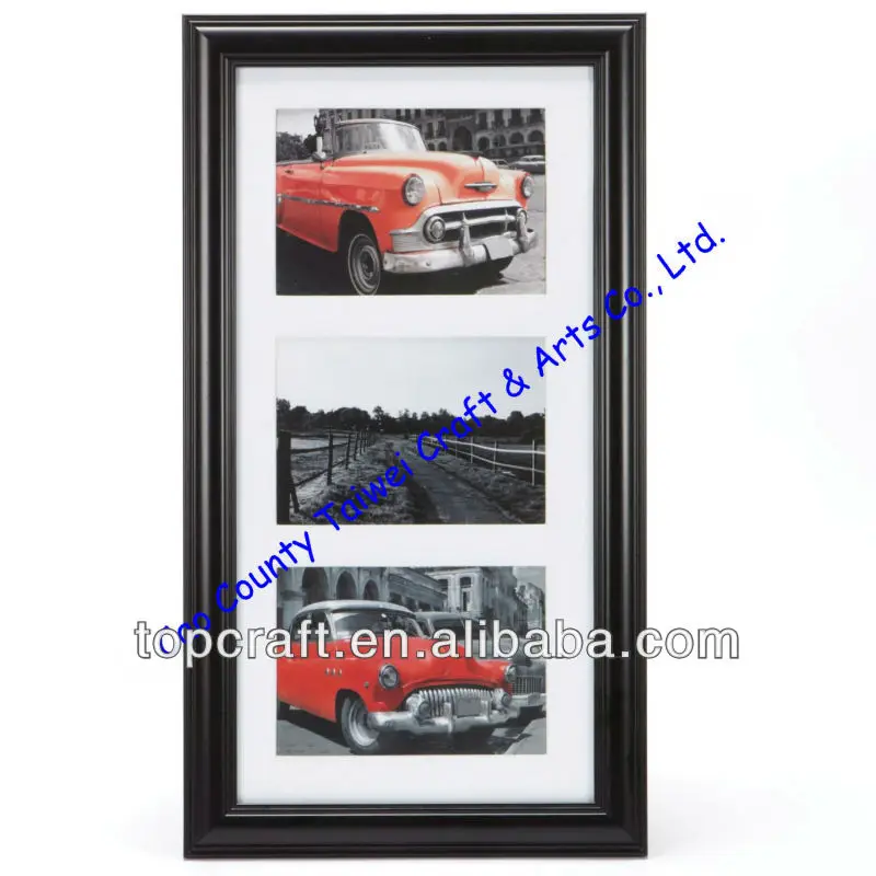 2013 Window Pane Collage Picture Frame 8x10 Black Multi Photo Frame With 4 (four) 8x10 Openings