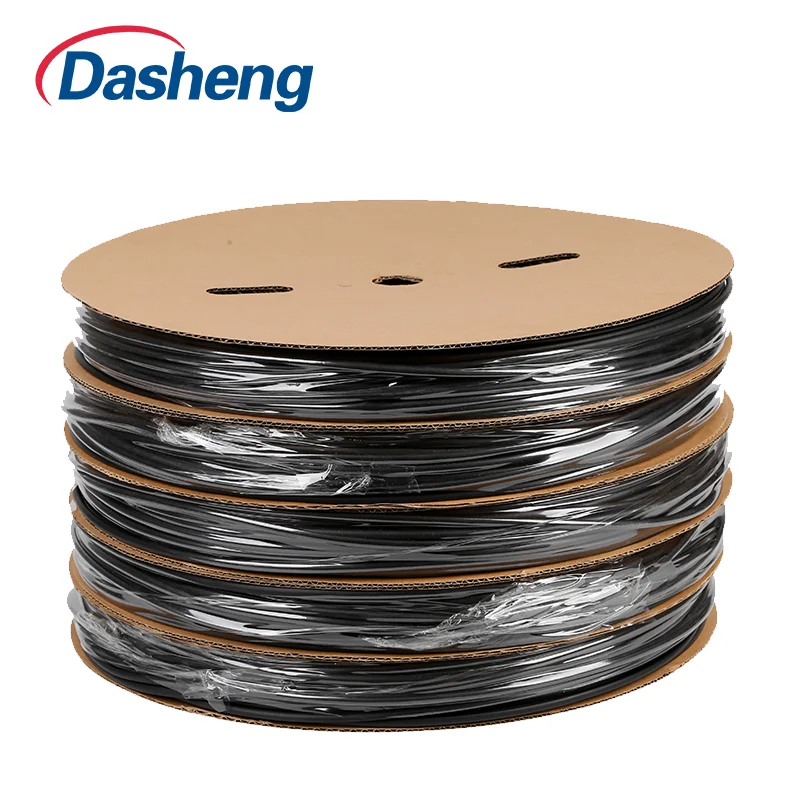 Heat Shrink Tube Black Heat Shrinkable Tubing With High Temperature And