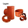 Ductile Iron Grooved Fitting Rigid Flexible coupling cast iron threaded fitting ul fm iron pipe fittings