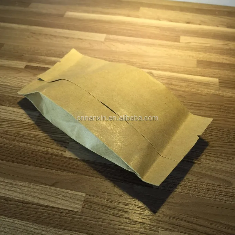 Tea pack kraft paper bag heat seal brown kraft paper sachet