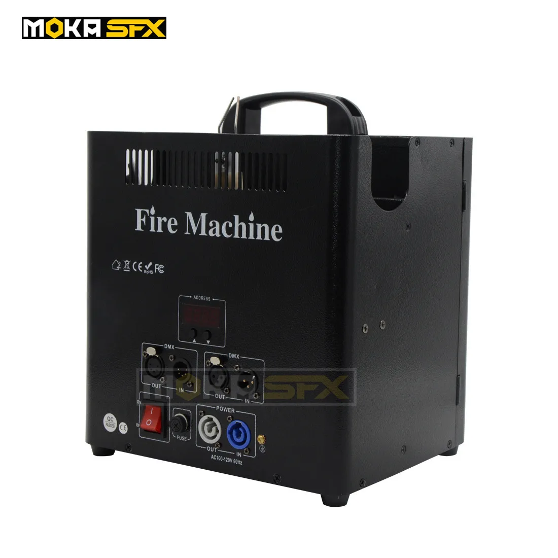 Moka Sfx He03 Triple Way Flame Projector Fire Machine Dmx Fire Machine