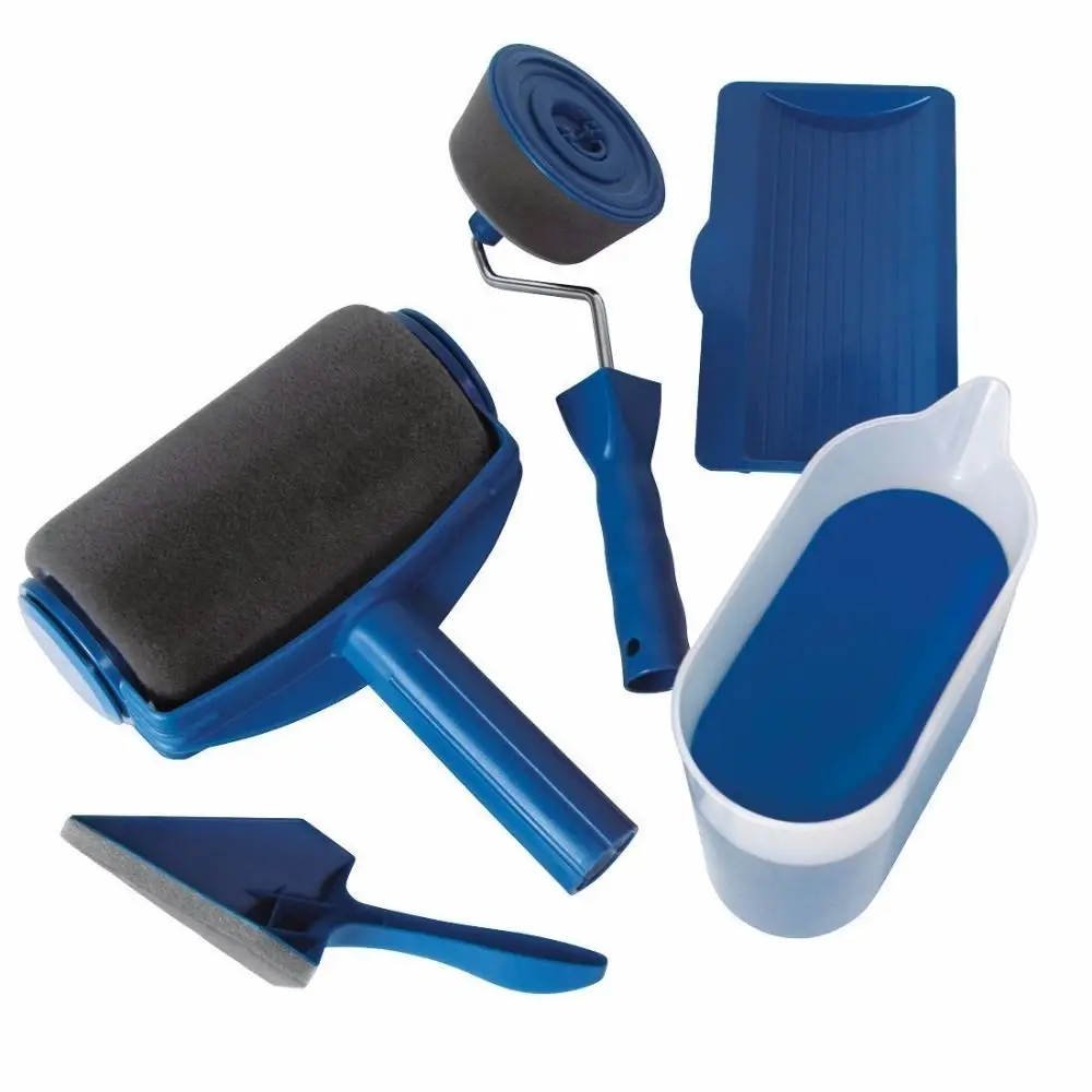 paint runner pro roller brush handle tool flocked