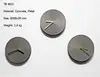 Office Clock Round lines Concrete Wall Hanging Clock