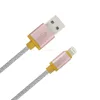 MFi certified c48 connector stainless steel braided aluminum shell usb data cable