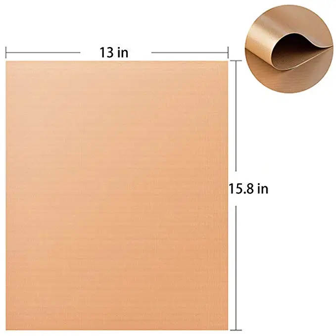 As Seen On Tv Ptfe Grill Mat Copper Food Grade Bbq Cooking Mat Sheet Bbq Grill Mat Buy As Seen