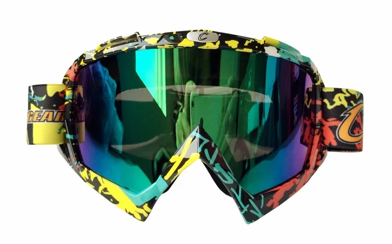 2017 Cyclegear Motor bike Goggle Sport Motocross Gafas Rainbow Lens CG11