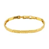 74482 xuping imitation jewelry wholesale european 24k yellow gold charm chain bracelets