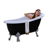 Foshan Hotel uses free standing Acrylic European style Bathtub with leg