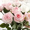 Artificial Flower Wholesale PU Rose Flowers Artificial Decorative Artificial Flower