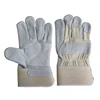 Cow split leather work safety hand gloves