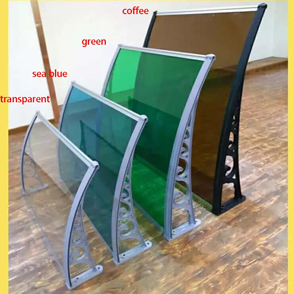 Waterproof Fiberglass Awnings For Outdoor Window Sun Rain Protection