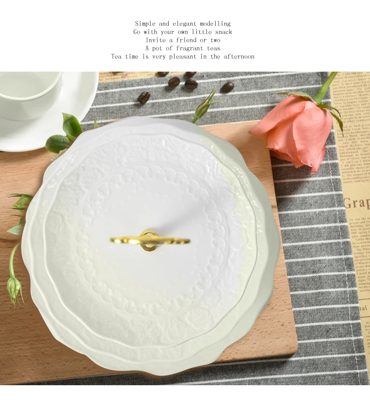 Tiered Round Wedding Cake Plate Serving Stand 2 Tier 3 Tier Ceramic