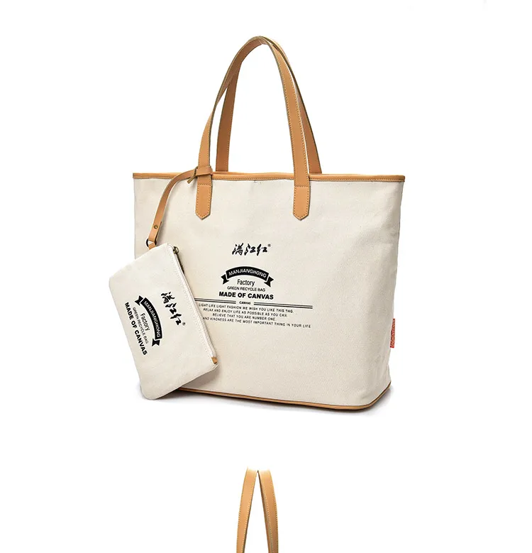 wholesale canvas duffle bag cotton eco friendly shopping bag