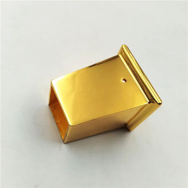 Brass Furniture Chair Leg Cups Square Ferrules For Furniture Leg Tls