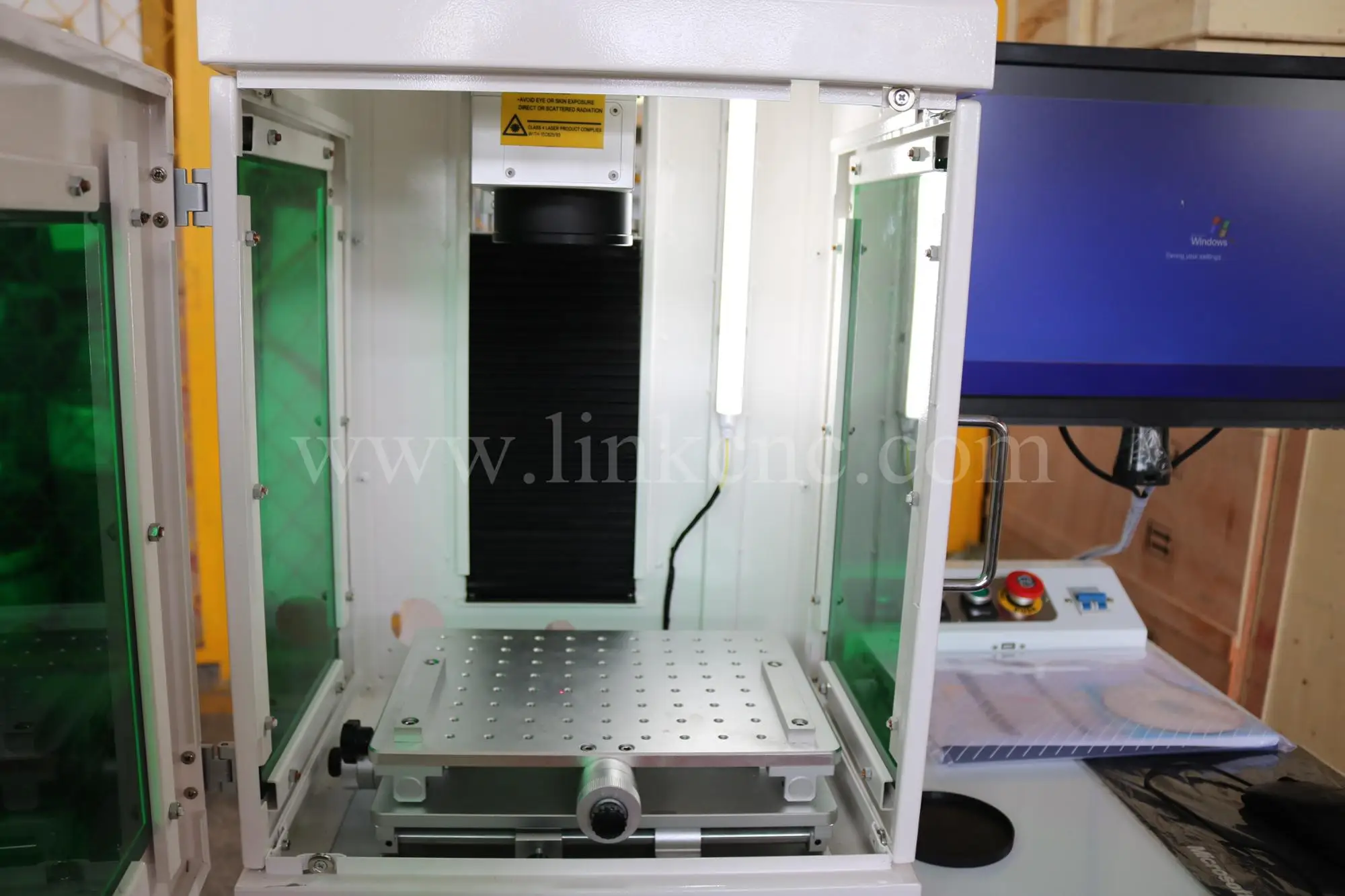 New model fiber printer 20W 30W 50W fiber laser marking machine with homemade fiber laser