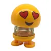 Popular Car Decorations Spring Shaking Head Doll Emoji Doll Toy For Car Ornaments