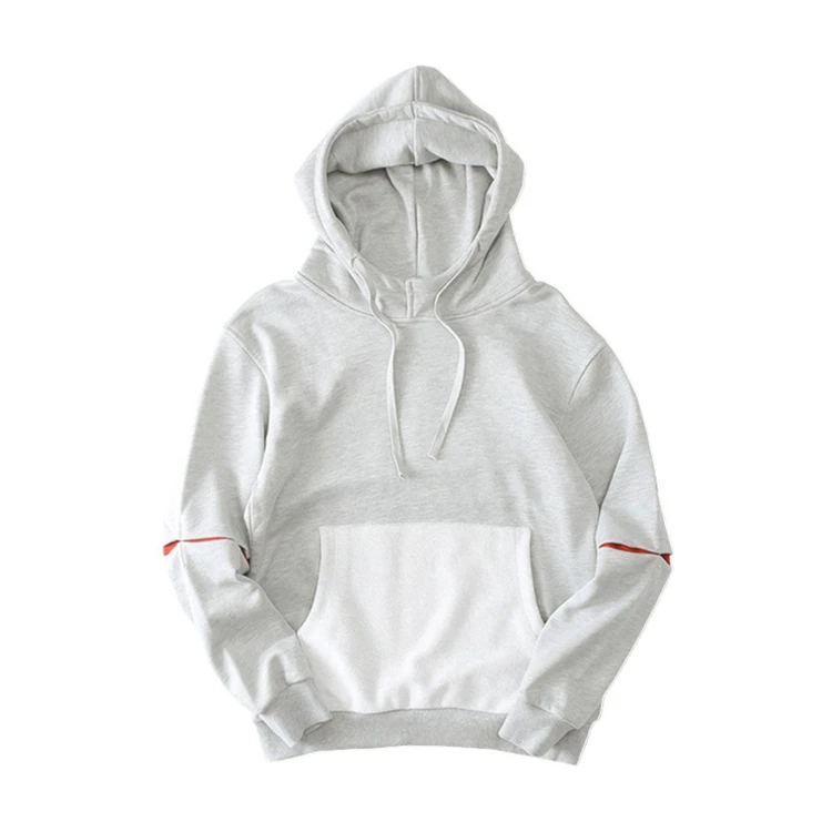 Wholesale High Quality Solid Color Fleece Blank Hoodies With No Labels