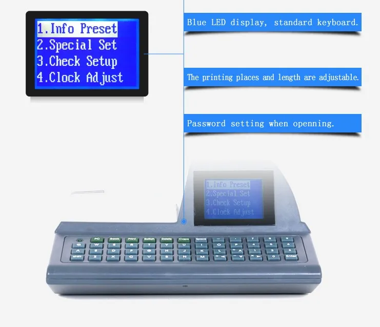 personal check printing machine