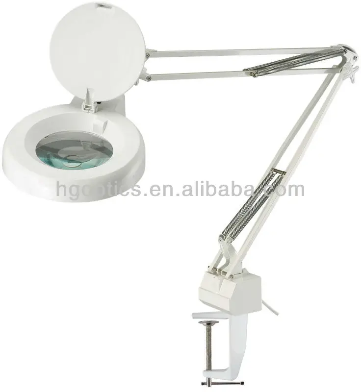 Led Desk Lamp Magnifying Glass And On