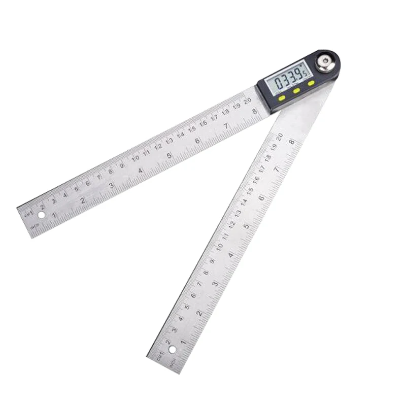 200 300 Or 500mm Stainless Steel Angle Finder Ruler Digital Meter ...