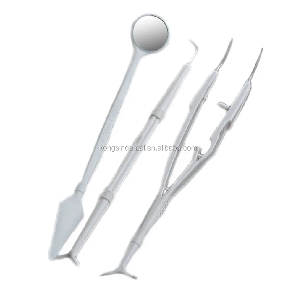 3pcs/set Disposable Dental Intraoral Mouth Mirror Kit Buy Dental Mirror Antifog,Surgical