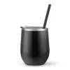 12oz Stainless Steel Wine Tumbler Sippy Cup, powder coating 12oz stemless tumbler ,9oz insulated travel mug