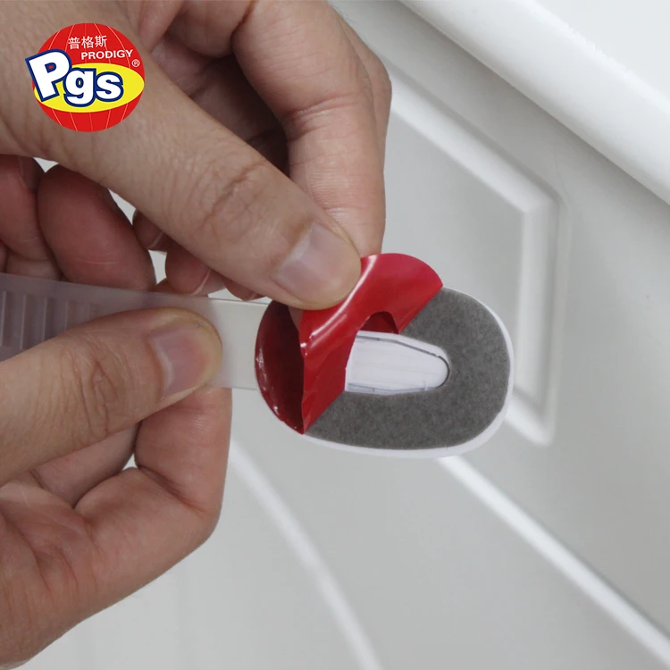 Cerradura de Puerta del gabinete Armario Seguridad del refrigerador de Tela Correa de la Cerradura de Seguridad para ni/ño de Protecci/ón de la Infancia del caj/ón