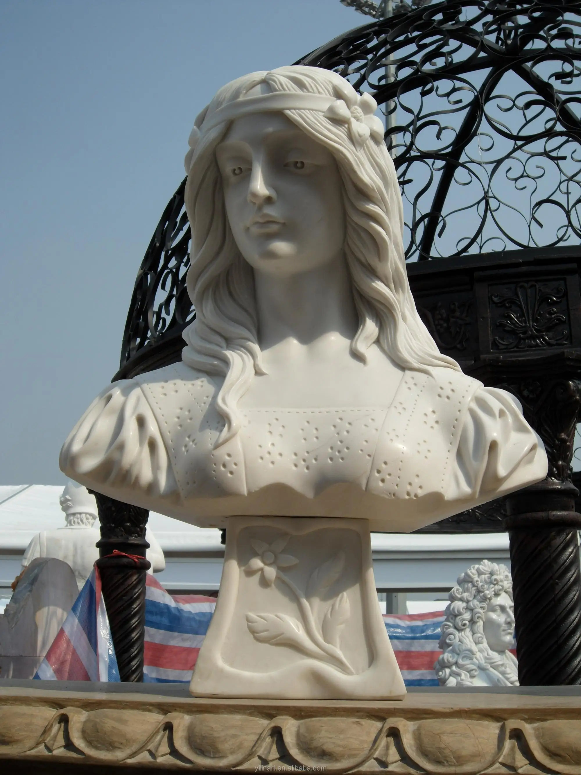 stone lady statue