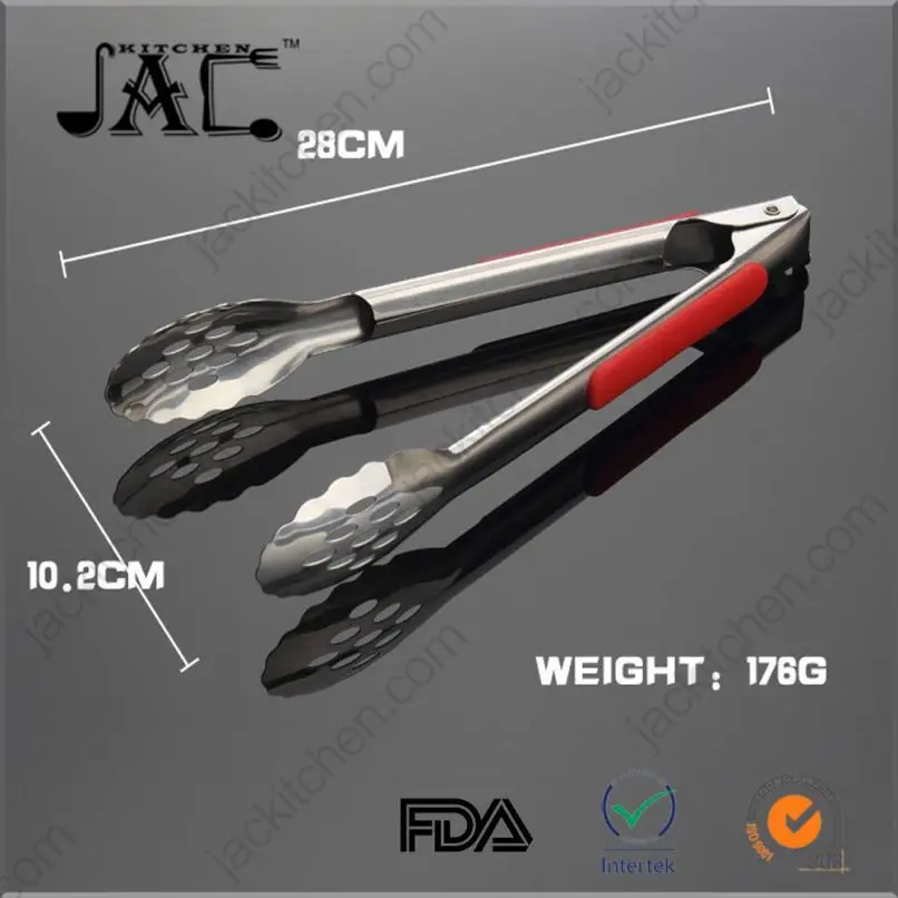 Soft Stainless Steel Serving Food Tong