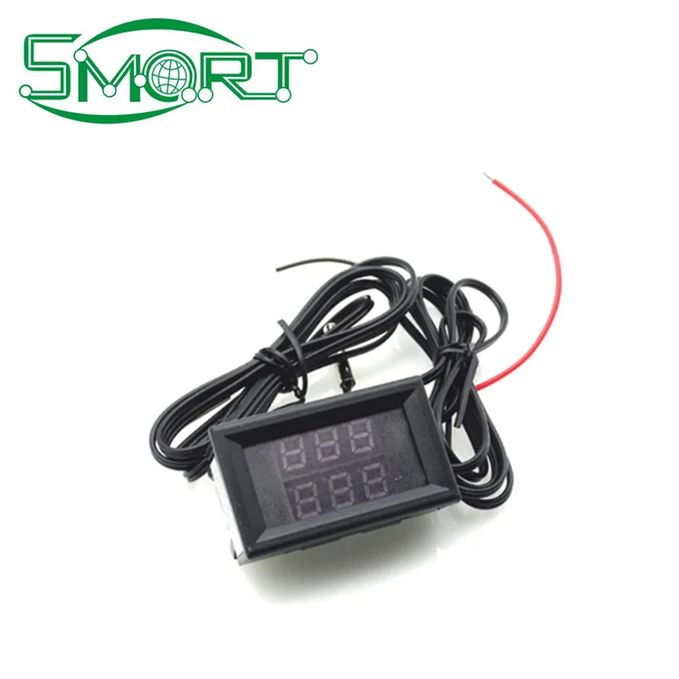0.56 /'/' Dual Red Digital Display LED Waterproof Thermometer Sensor DC 4-28V NEW