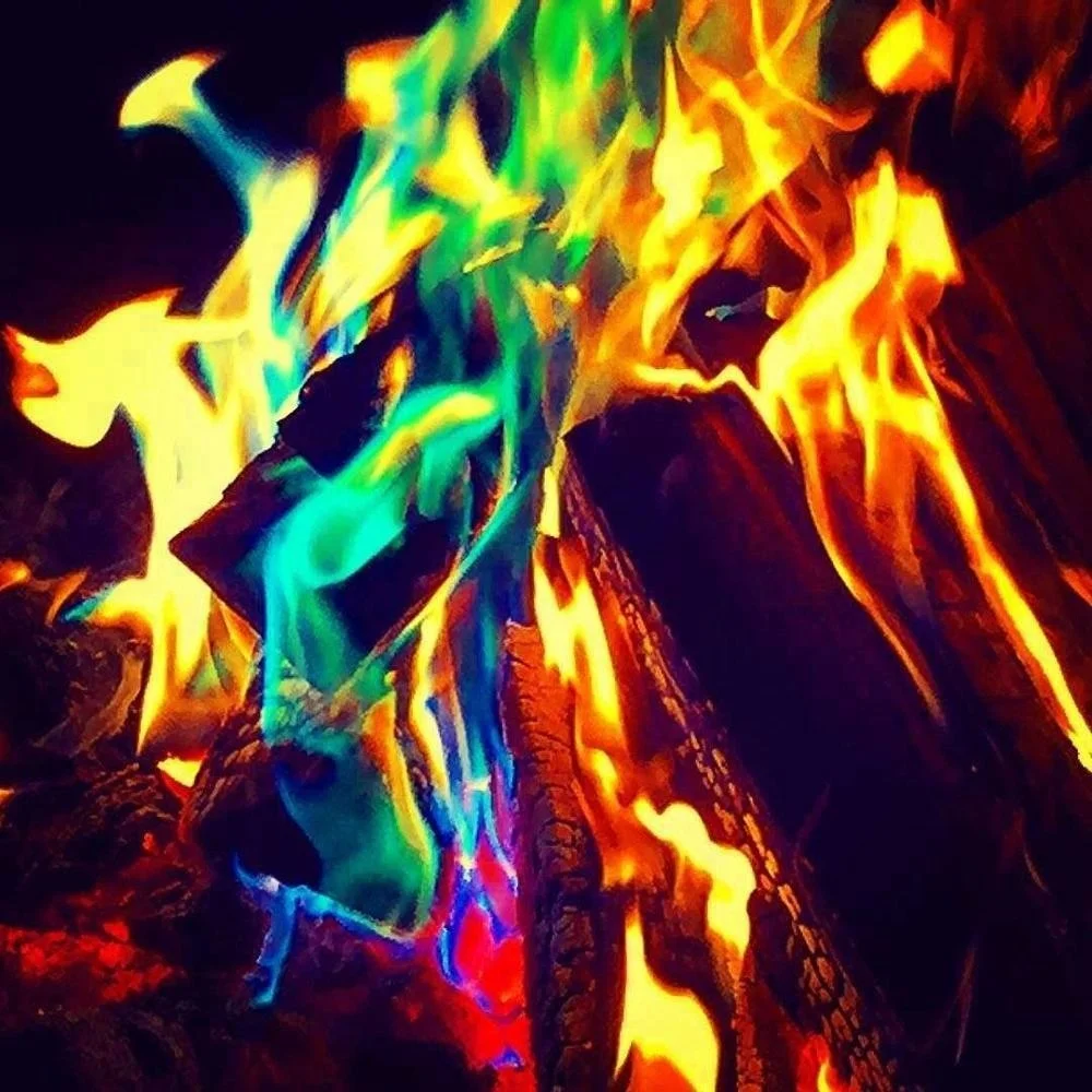 10g Mystical Fire Magic Tricks Coloured Flames Bonfire Fireplace Pit Patio B$CA