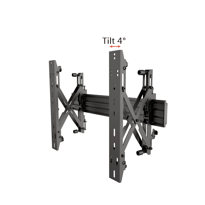 Seamless Splicing Push In Push Out LED TV Wall Mount Bracket Video Wall Mount For Multi Screens
