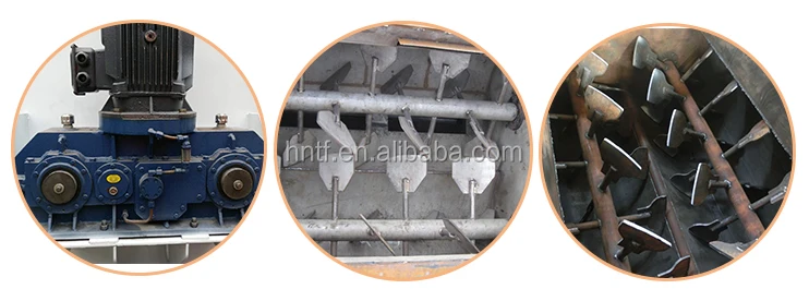 Biaxial Agravic Mortar Twin Shafts Cement Powder Paddle Mixer