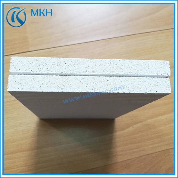 Fiberglass Mesh Reinforced Non Combustible Wood Grain Mgo Fire Rated