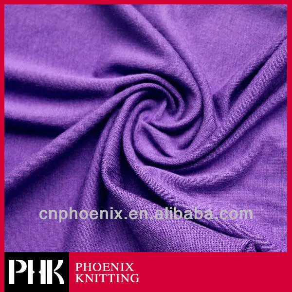 Viscose Elastane Knitted Fabric Fashion Single Jersey