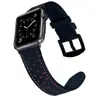 Leather Watch Strap Manufacturer Waterproof Breathable Cowhide Leather Band For Apple Watch Smart Watch Band Supplier