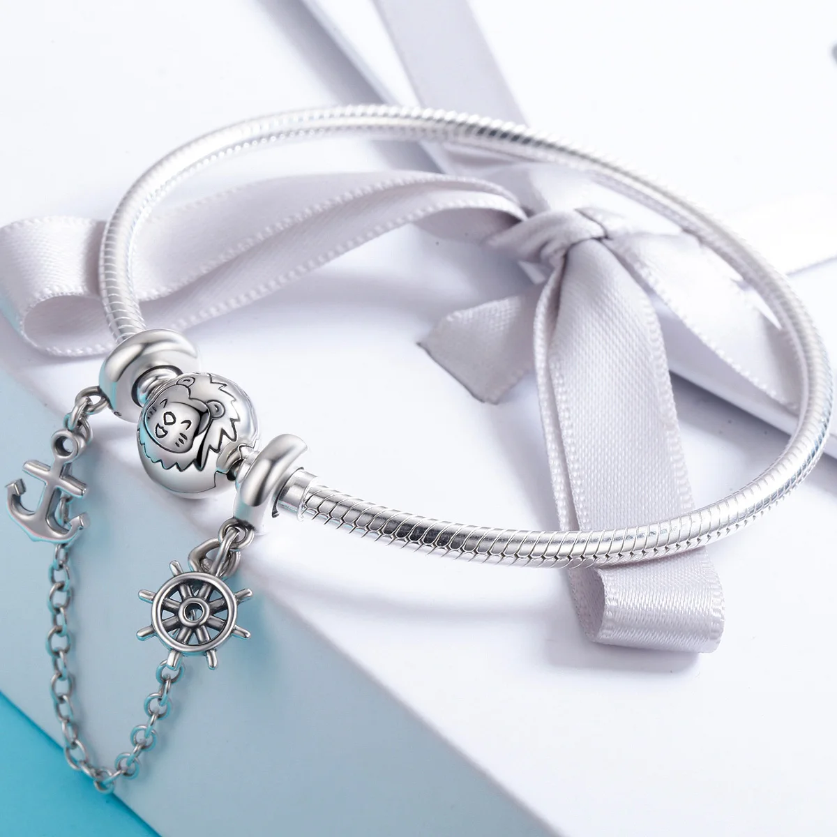 European Beauty Silver Charm pendant Bead For S925 Bracelet Bangle Snake Chain 