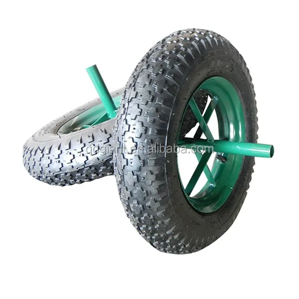 wheel barrow spoke wheel and axle 3.50-8