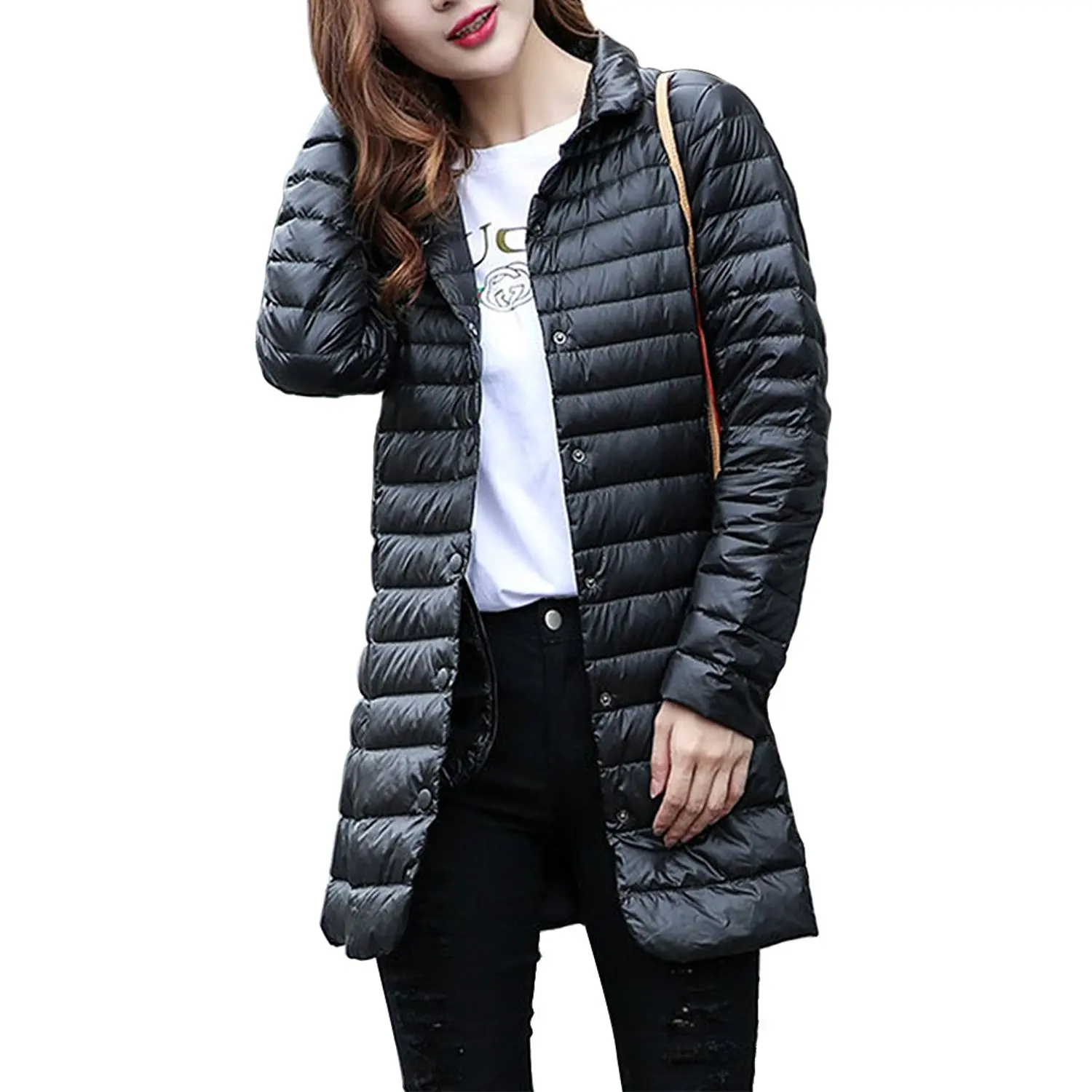 womens knee length waterproof coat