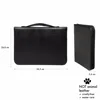 Travelers Legal Document Organizer & leather business folder padfolio- With Letter-Sized Writing Pad