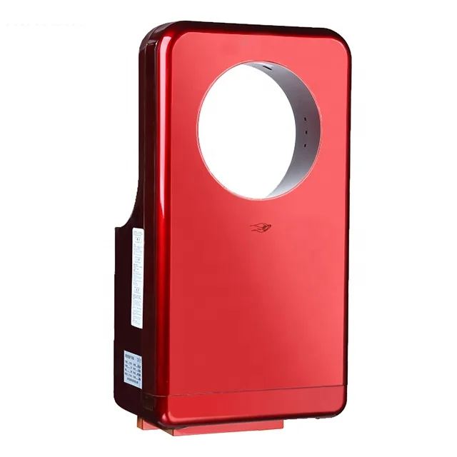 
Hospital Bathroom Antibacterial ABS Plastic Circular High Speed Electric Automatic Hand Dryer 