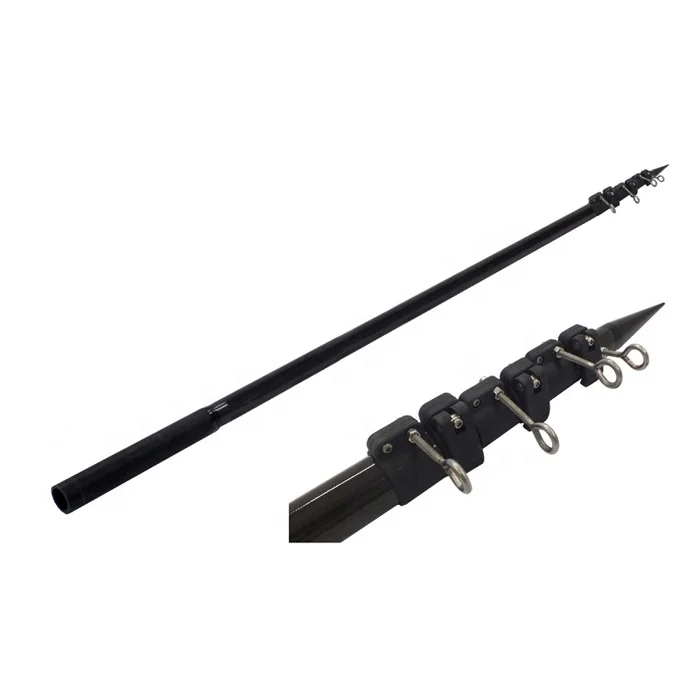 Aluminum Triple Rod Holder Kite Fits Most Standard Gunwale Mount Rod