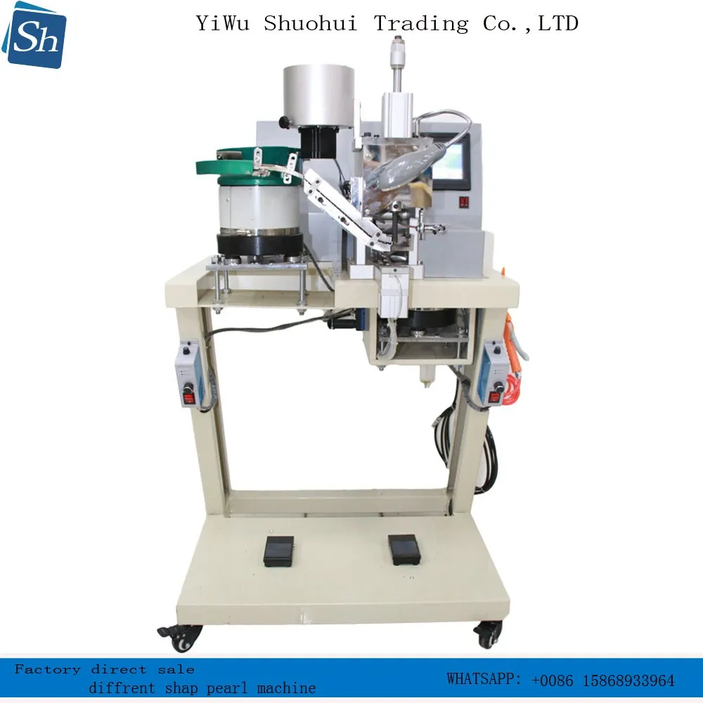 Factory Sale Automatic Plastic Pearl Beads Attaching Fixing Setting