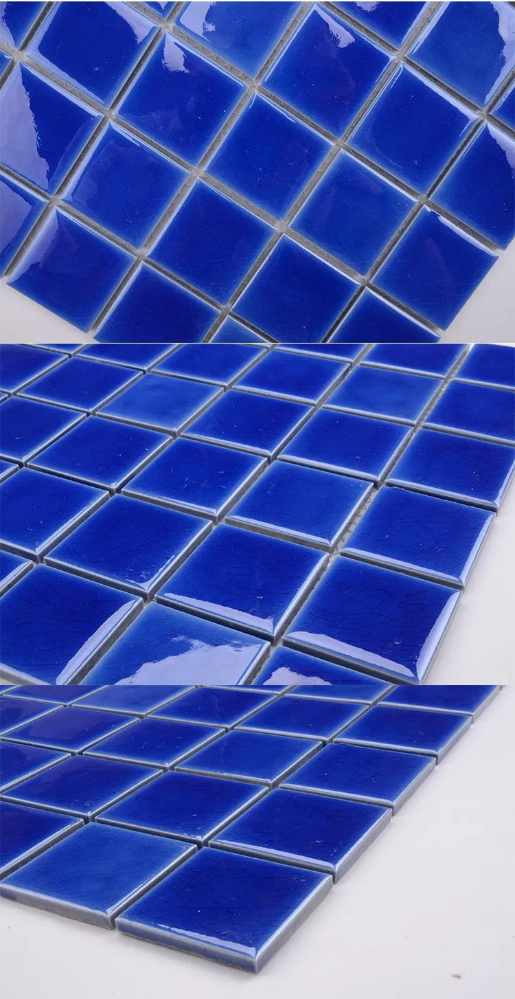 Dark Blue Pool Porcelain 12x12 Mosaic Blue Ceramic Floor Tile Buy